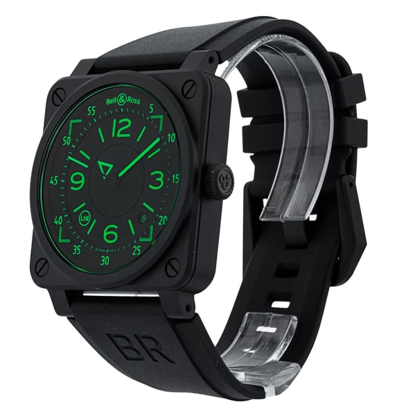 Bell and Ross BR03-92 BR0392-HUD-CE/SRB